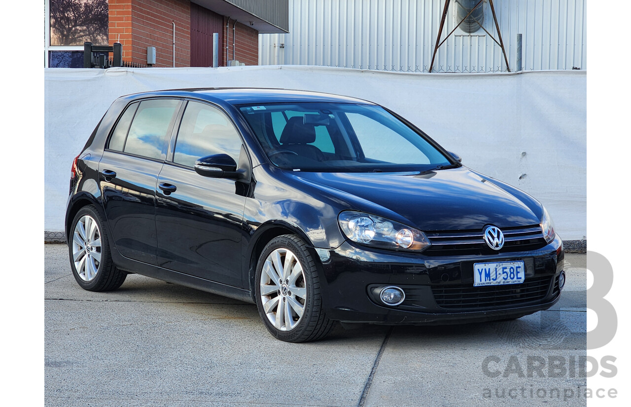 10/2009 Volkswagen Golf 118 TSI COMFORTLINE FWD 1K MY10 5D Hatchback Black 1.4L