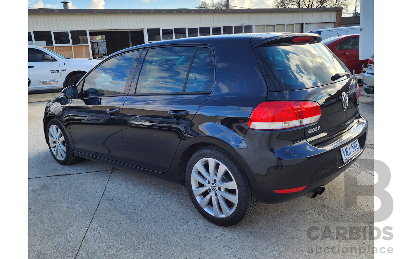 10/2009 Volkswagen Golf 118 TSI COMFORTLINE FWD 1K MY10 5D Hatchback Black 1.4L