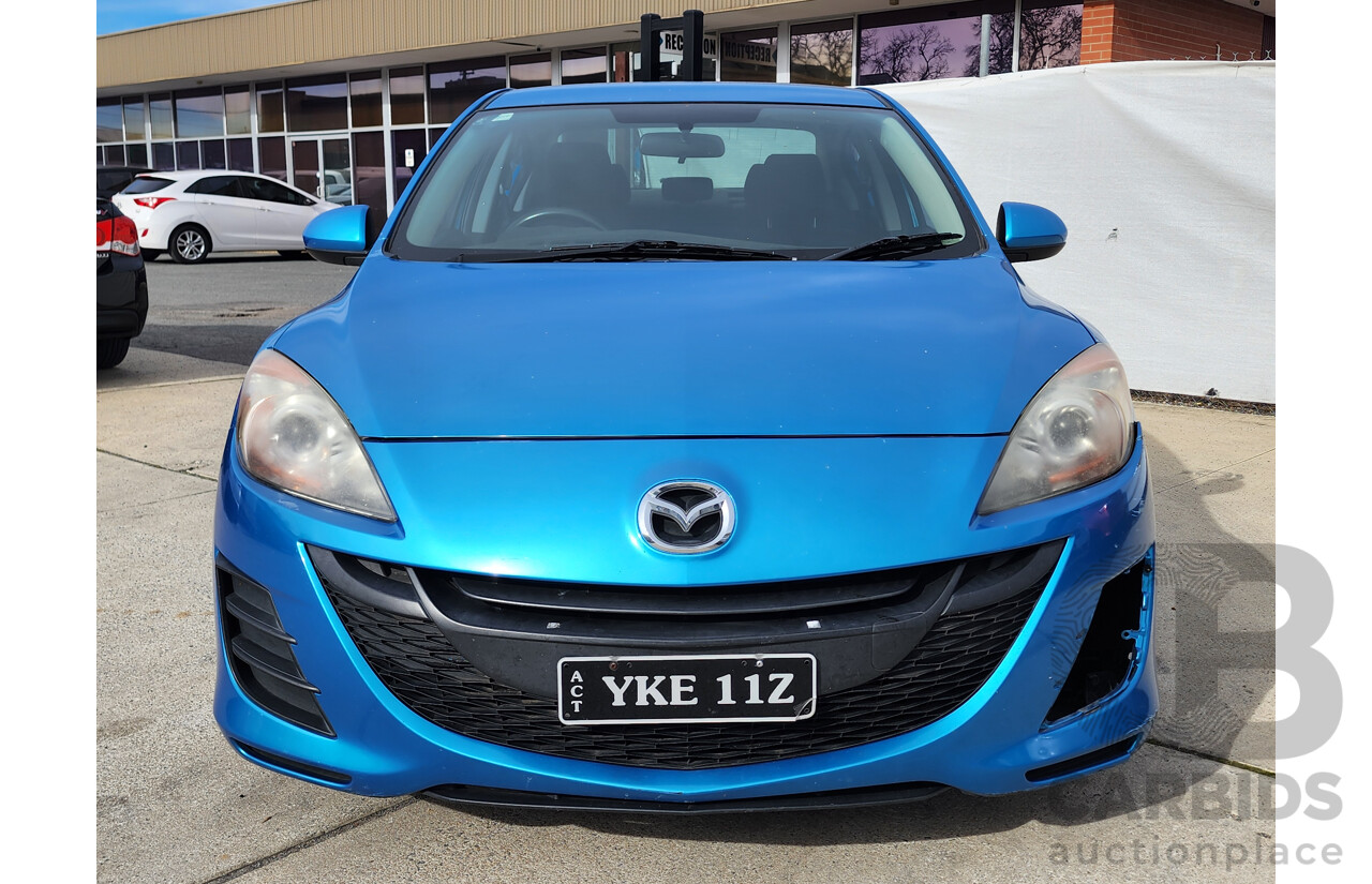 01/2011 Mazda Mazda3 NEO FWD BL 4D Sedan Blue 2.0L