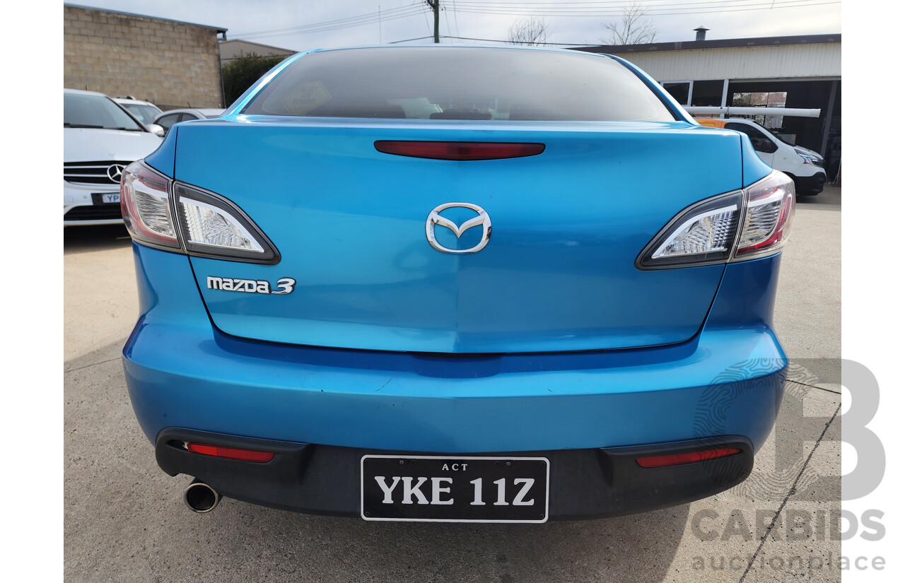 01/2011 Mazda Mazda3 NEO FWD BL 4D Sedan Blue 2.0L