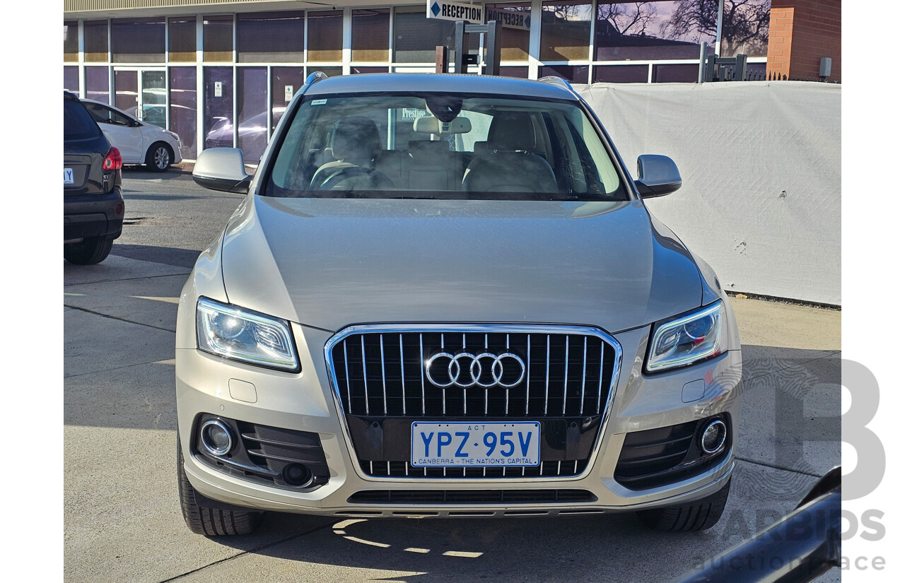 1/2015 Audi Q5 3.0 TDI Quattro 8R MY15 4d Wagon Gold 3.0L