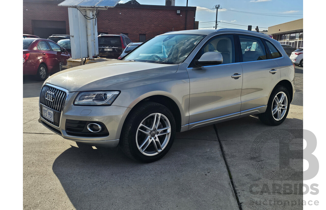 1/2015 Audi Q5 3.0 TDI Quattro 8R MY15 4d Wagon Gold 3.0L