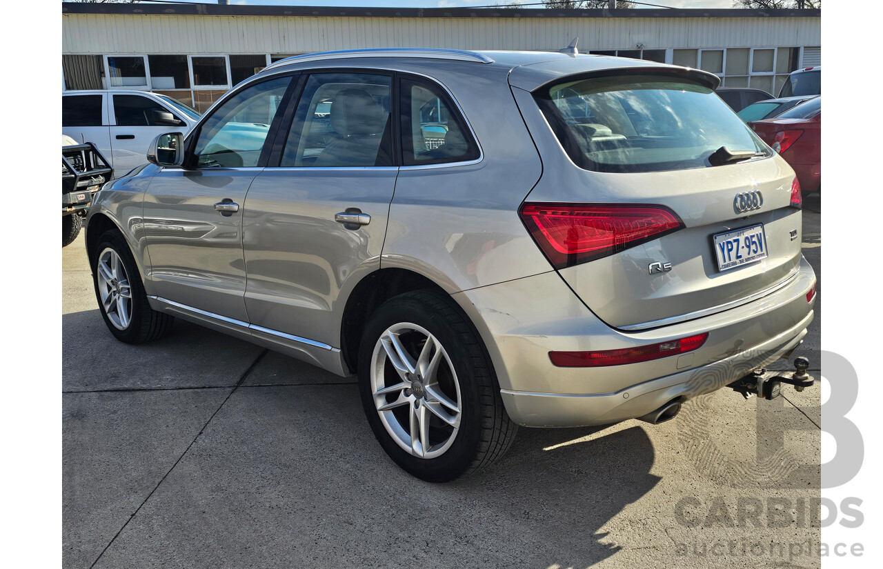 1/2015 Audi Q5 3.0 TDI Quattro 8R MY15 4d Wagon Gold 3.0L