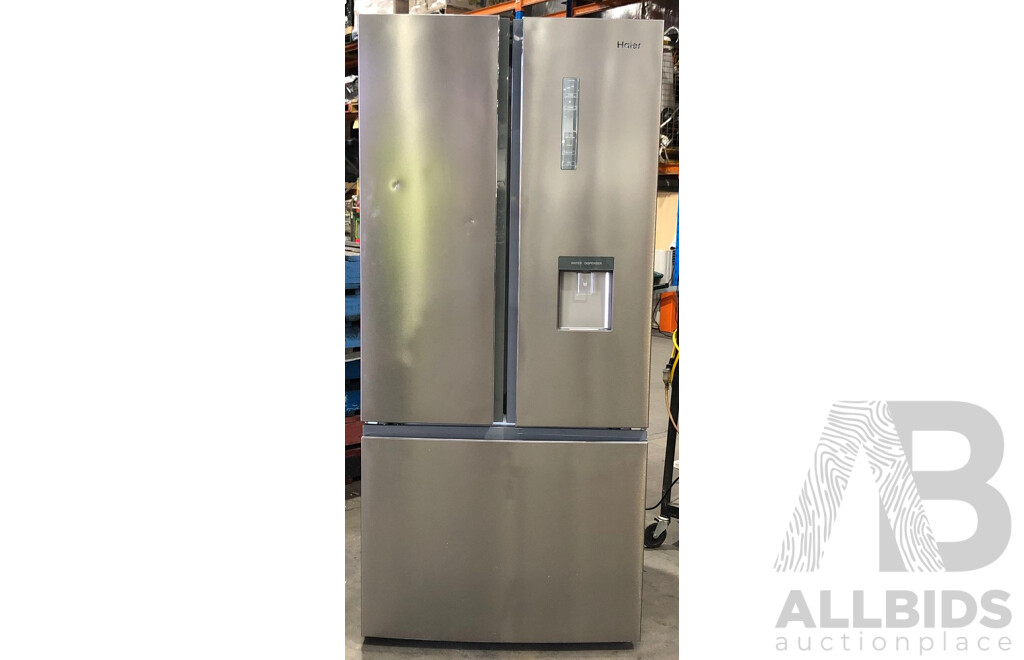 Haier 520 Litre French Door Bottom Mount Stainless Steel Fridge/Freezer