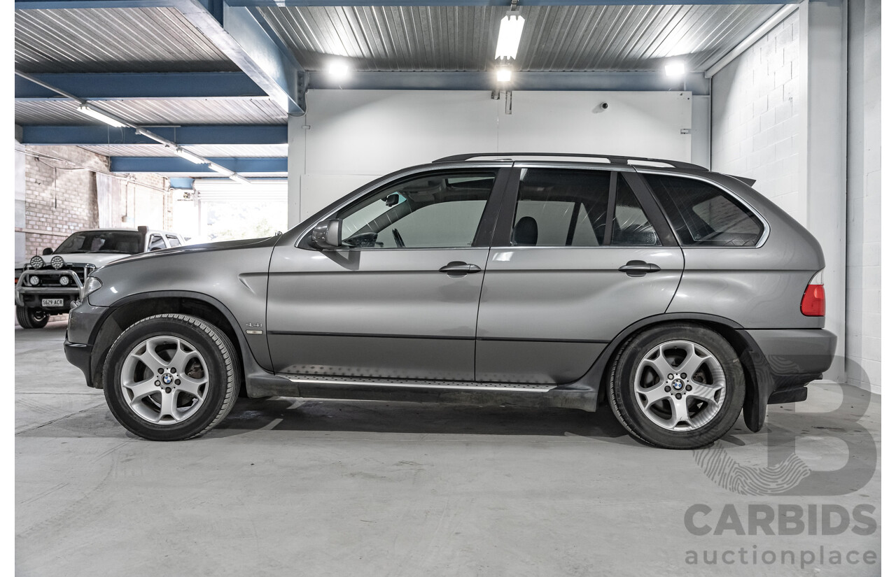 1/2004 BMW X5 4.4i E53 (4x4) 4d Wagon Metallic Grey V8 4.4L