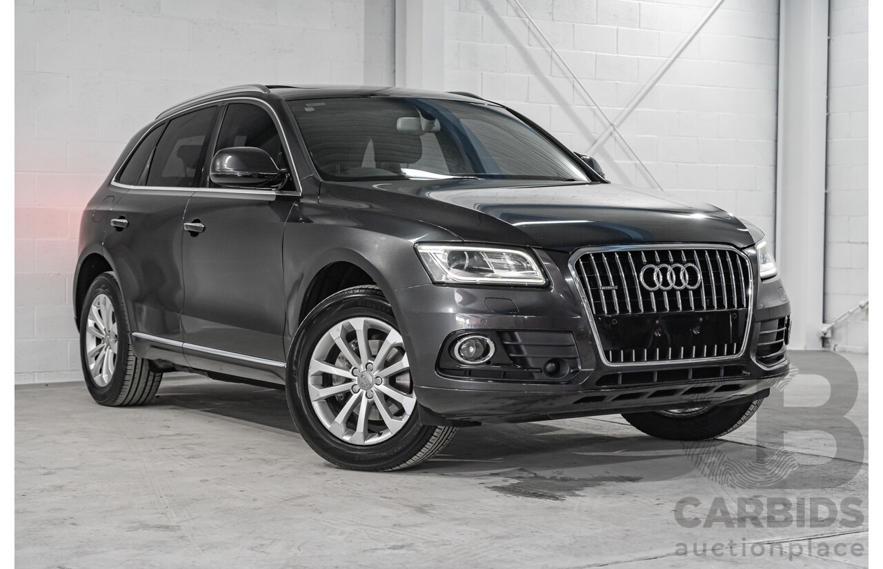 7/2016 Audi Q5 2.0 TDI Quattro (AWD) 8R MY16 4d Wagon Metallic Grey Turbo Diesel 2.0L