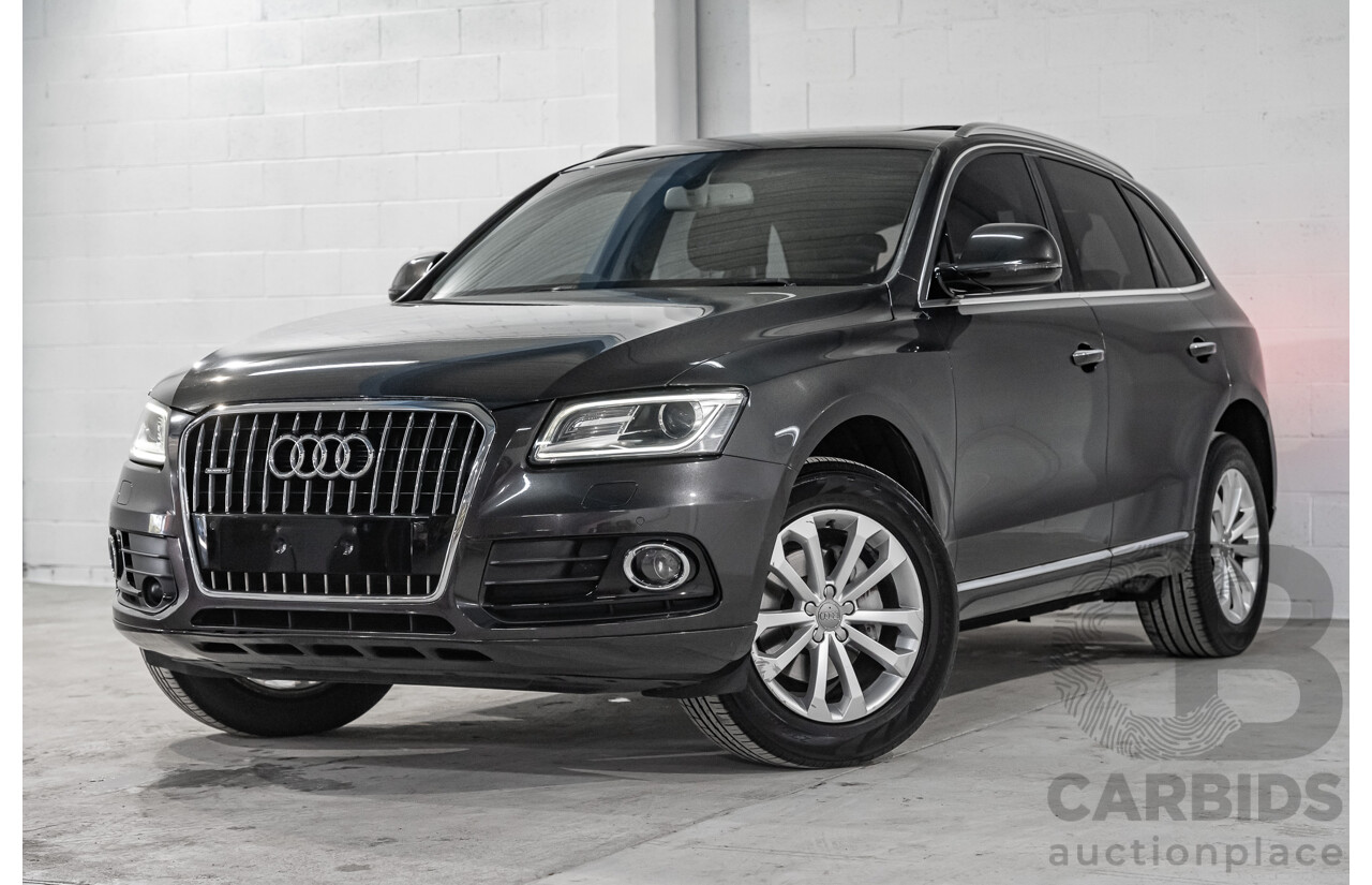 7/2016 Audi Q5 2.0 TDI Quattro (AWD) 8R MY16 4d Wagon Metallic Grey Turbo Diesel 2.0L