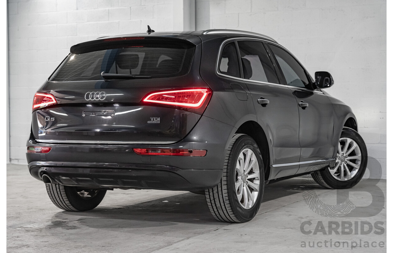 7/2016 Audi Q5 2.0 TDI Quattro (AWD) 8R MY16 4d Wagon Metallic Grey Turbo Diesel 2.0L