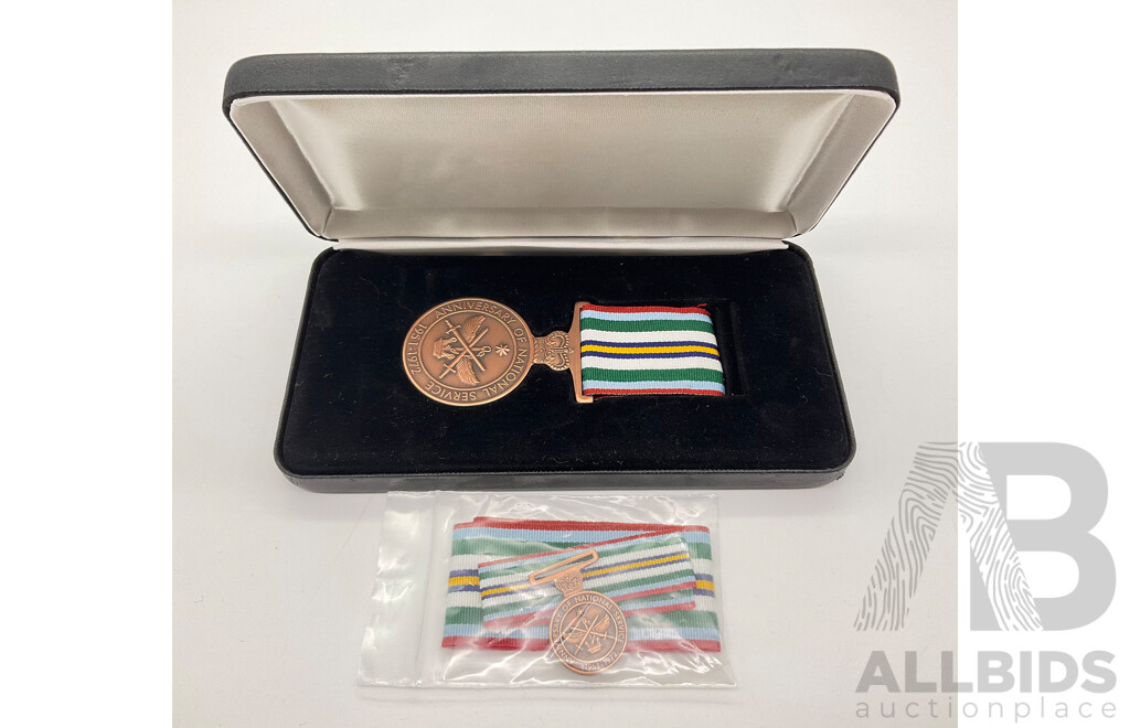 Australian Anniversary of National Service 1951-1972 Medals