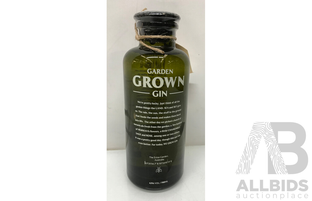 700mL Bottle of Garden Grown Gin