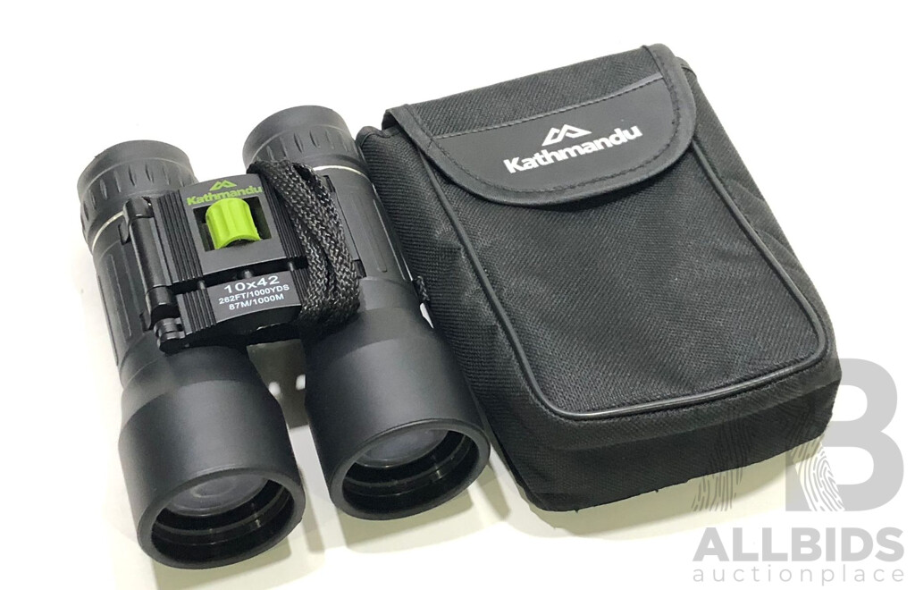 Kathmandu 10x42 Binoculars - New