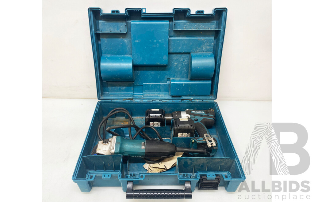 Makita Powertool Box Grinder/Powerdrill