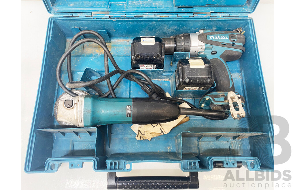 Makita Powertool Box Grinder/Powerdrill