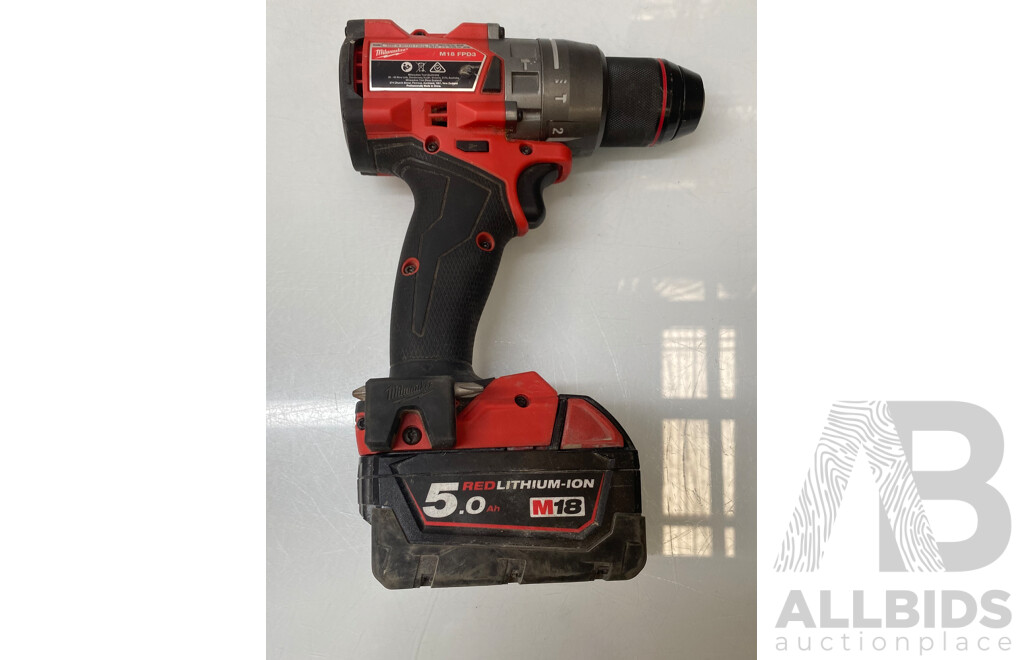 Milwaukee (M18 FPD3) Cordless Drill