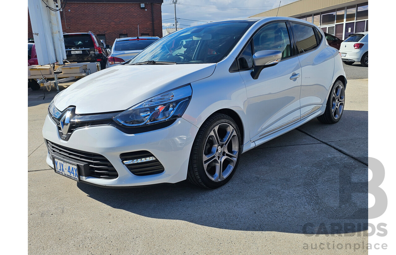 4/2014 Renault Clio GT X98 5d Hatchback White 1.2L