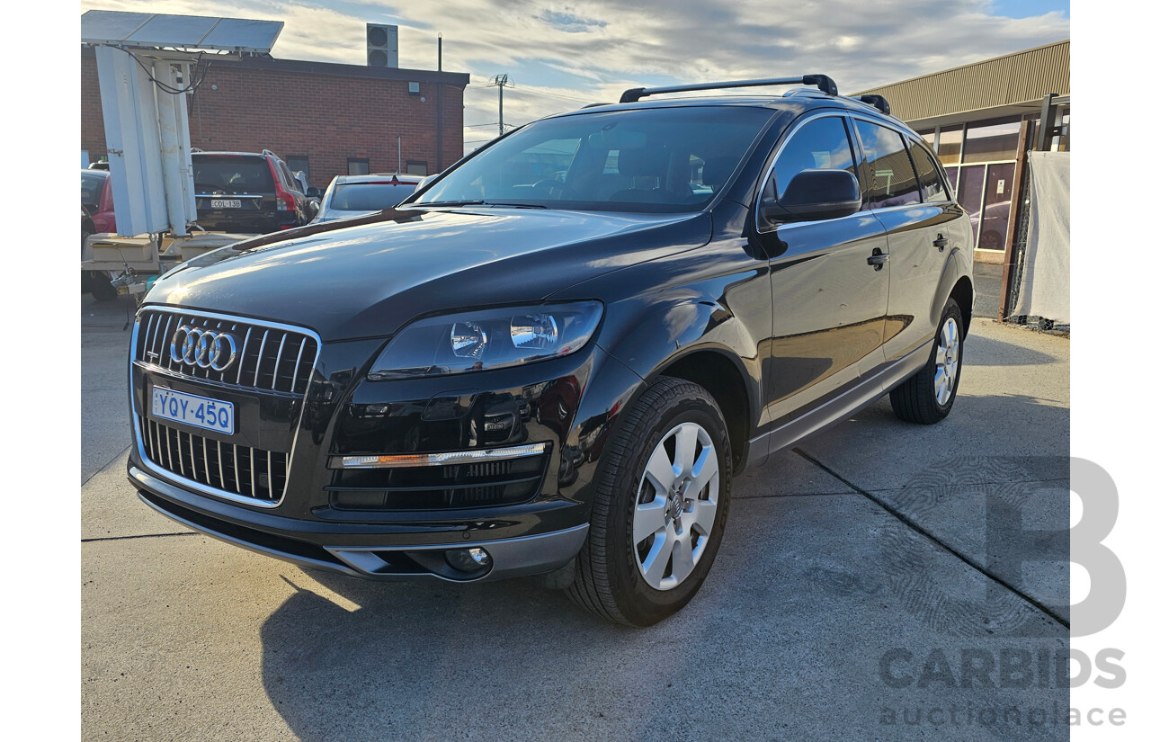 4/2010 Audi Q7 3.0 TDI Quattro MY10 UPGRADE 4d Wagon Black 3.0L