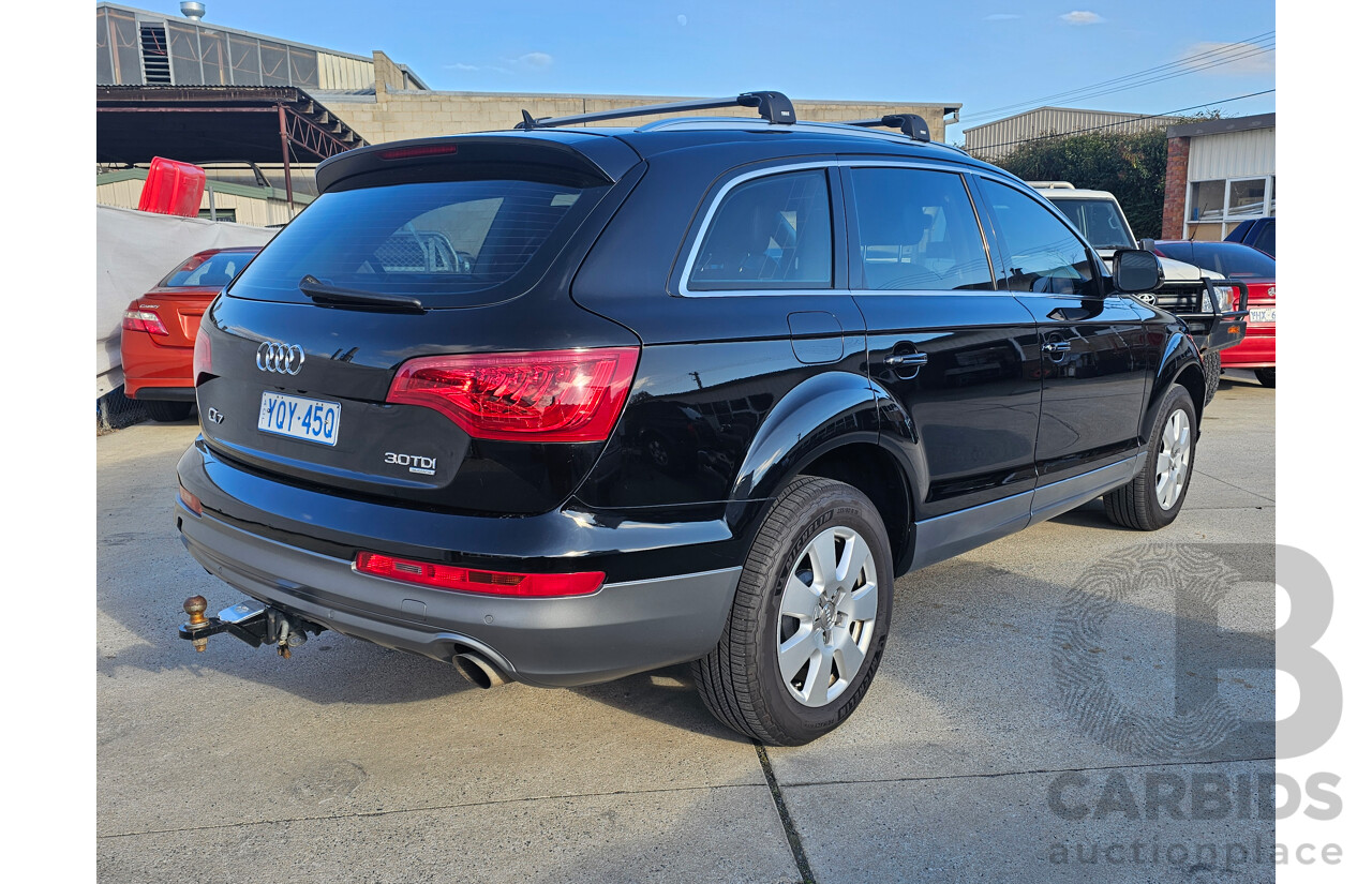 4/2010 Audi Q7 3.0 TDI Quattro MY10 UPGRADE 4d Wagon Black 3.0L