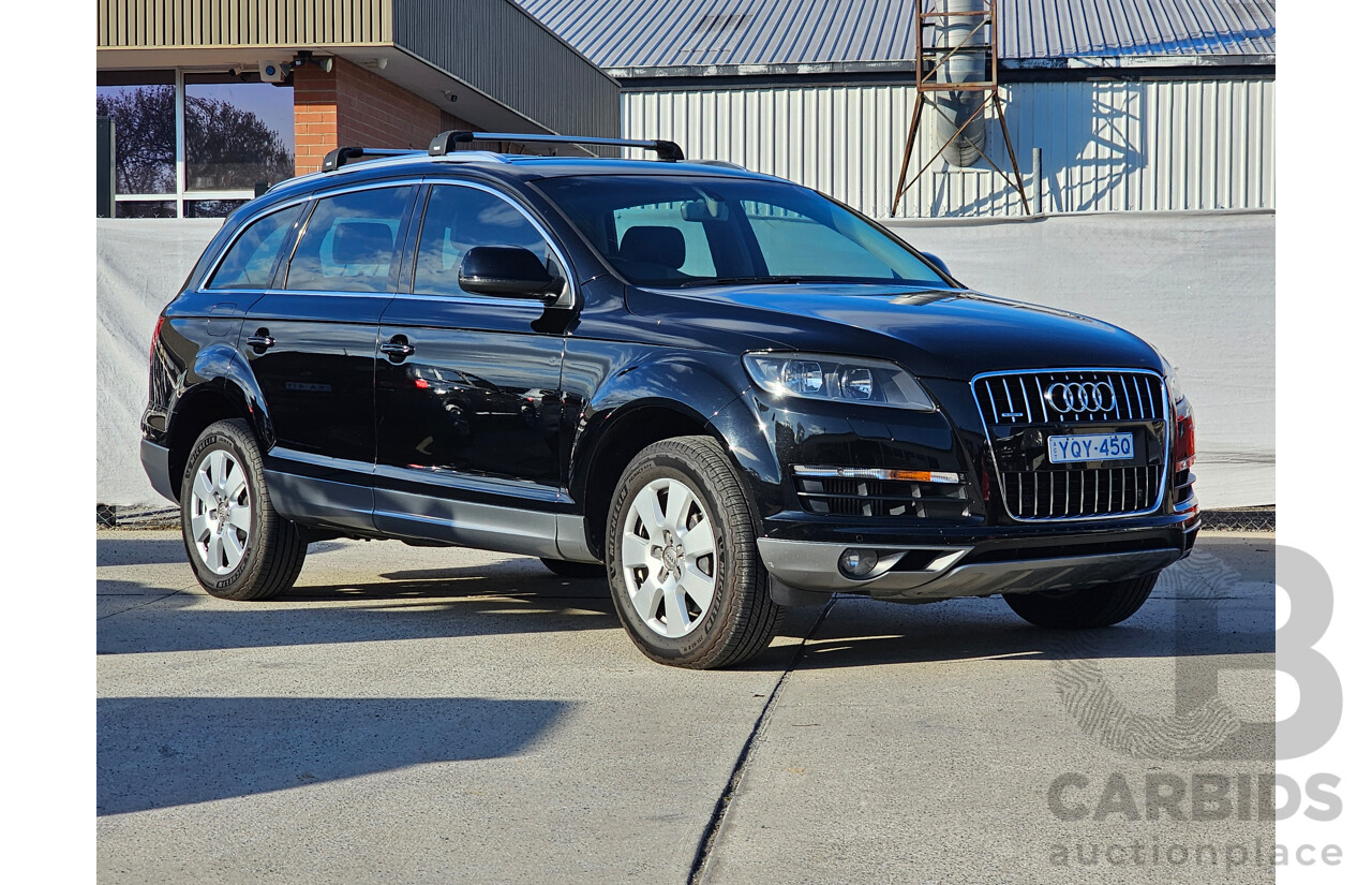 4/2010 Audi Q7 3.0 TDI Quattro MY10 UPGRADE 4d Wagon Black 3.0L