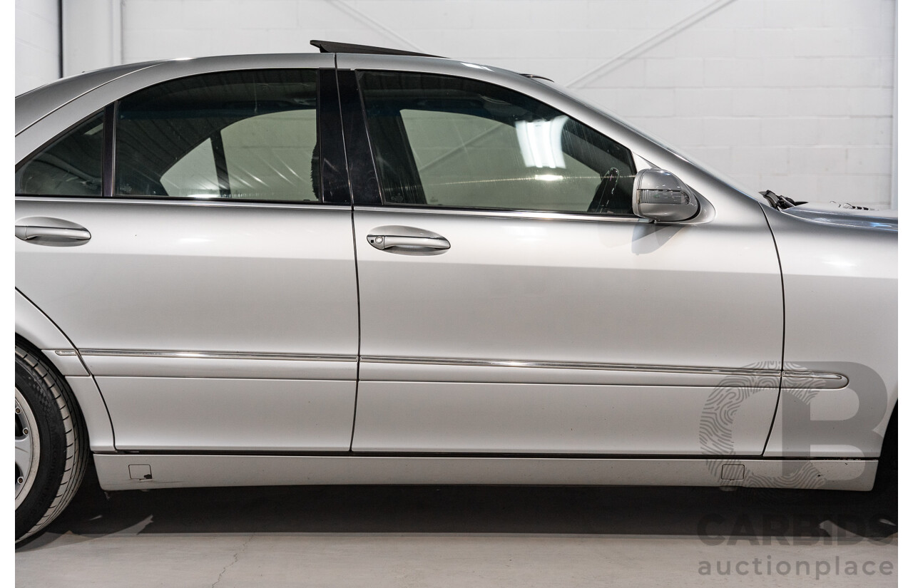 12/2000 Mercedes Benz S320 W220 4d Sedan Brilliant Silver Metallic V6 3.2L