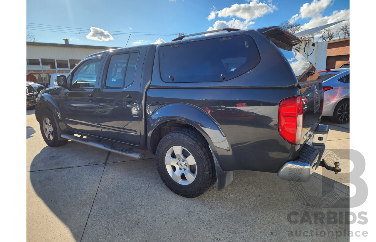 09/2009 Nissan Navara ST-X 4x4 D40 Dual Cab P/Up Grey 2.5L