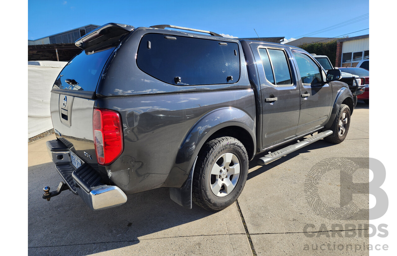 09/2009 Nissan Navara ST-X 4x4 D40 Dual Cab P/Up Grey 2.5L