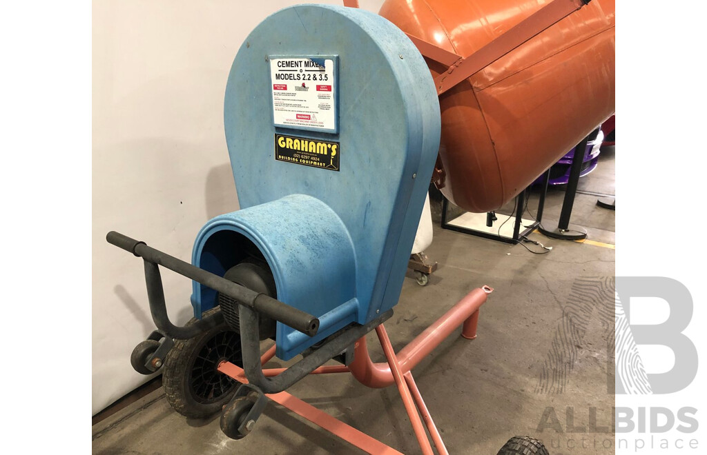 Westmix 3.5 Cubic Foot Concrete Mixer