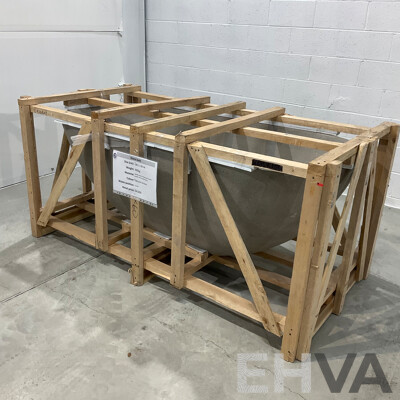 Light Grey Terrazzo Stone Bath (180Lx85W) - ORP $4,000.00