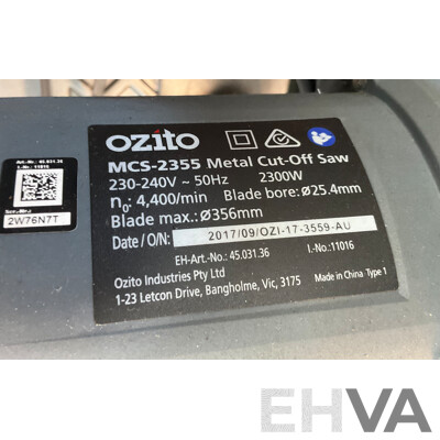 OZITO MCS-2355 Metal Cut-off Saw