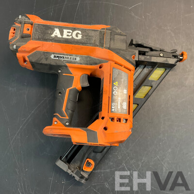 AEG AFNDA18B 15GA Angled Finish Lot 1545299 EHVA