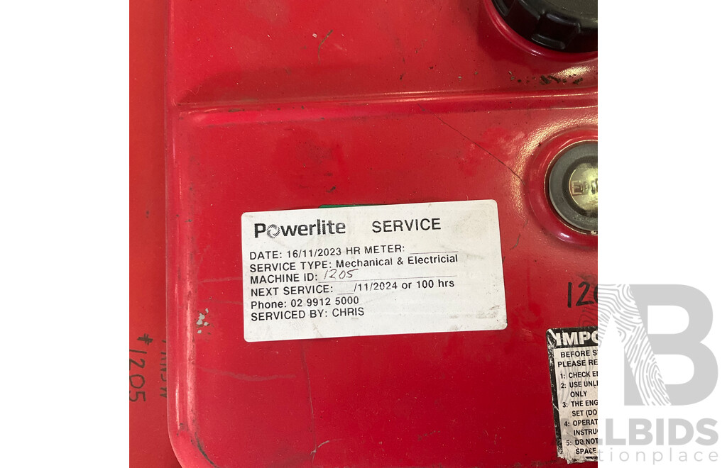 POWERLITE 245437 Generator