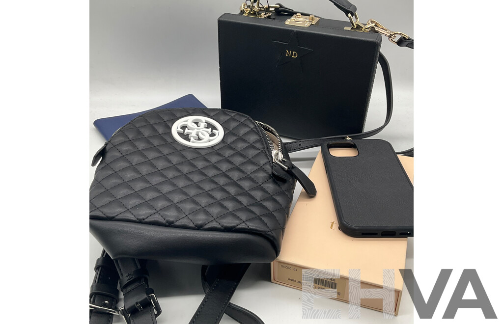Branded Ladies TDE and Guess Bags and Phone Case