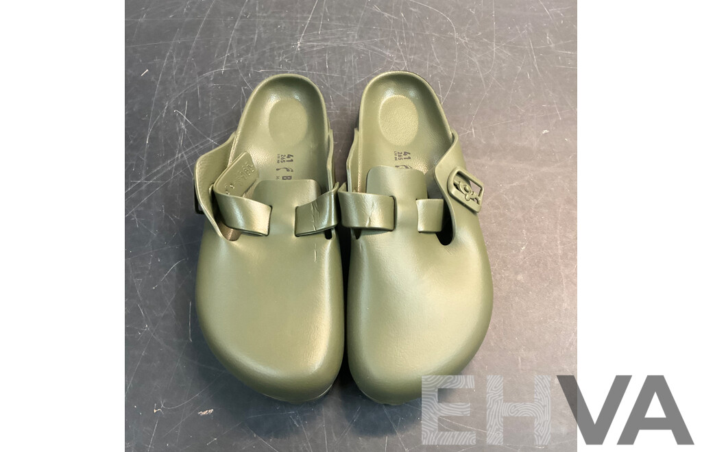 BIRKENSTOCK Boston EVA - Khaki - Size 41