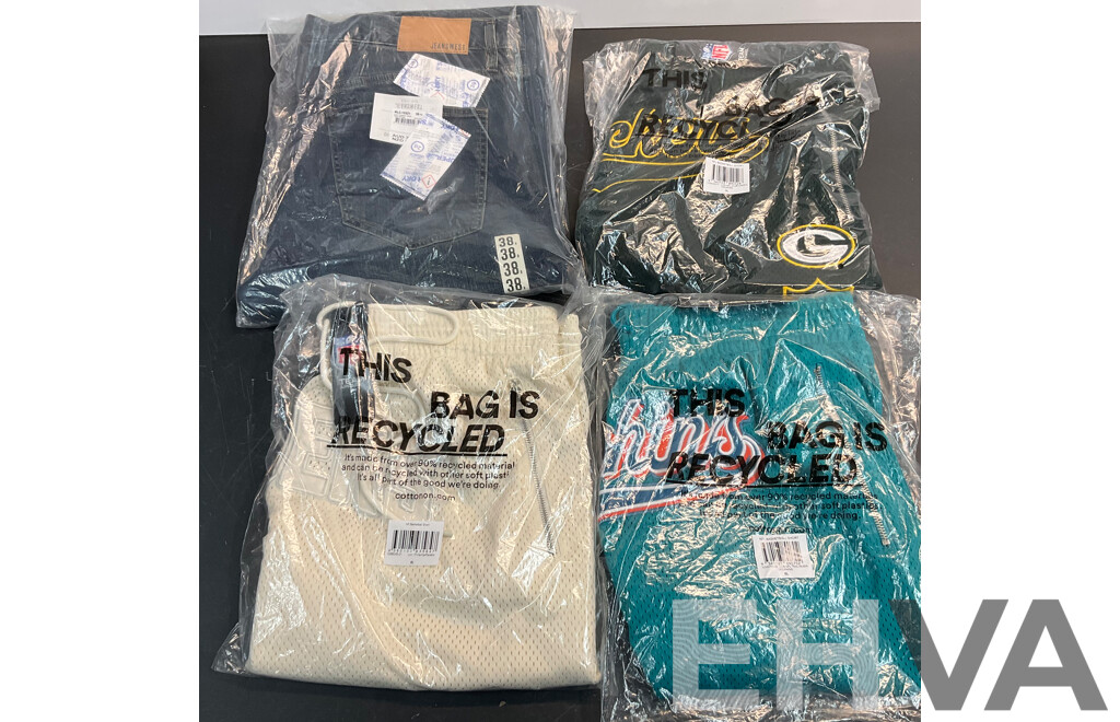 JEANSWEST POLO/Jeans & FACTORIE NFL Shorts - Size XL/38 -  Lot of 5