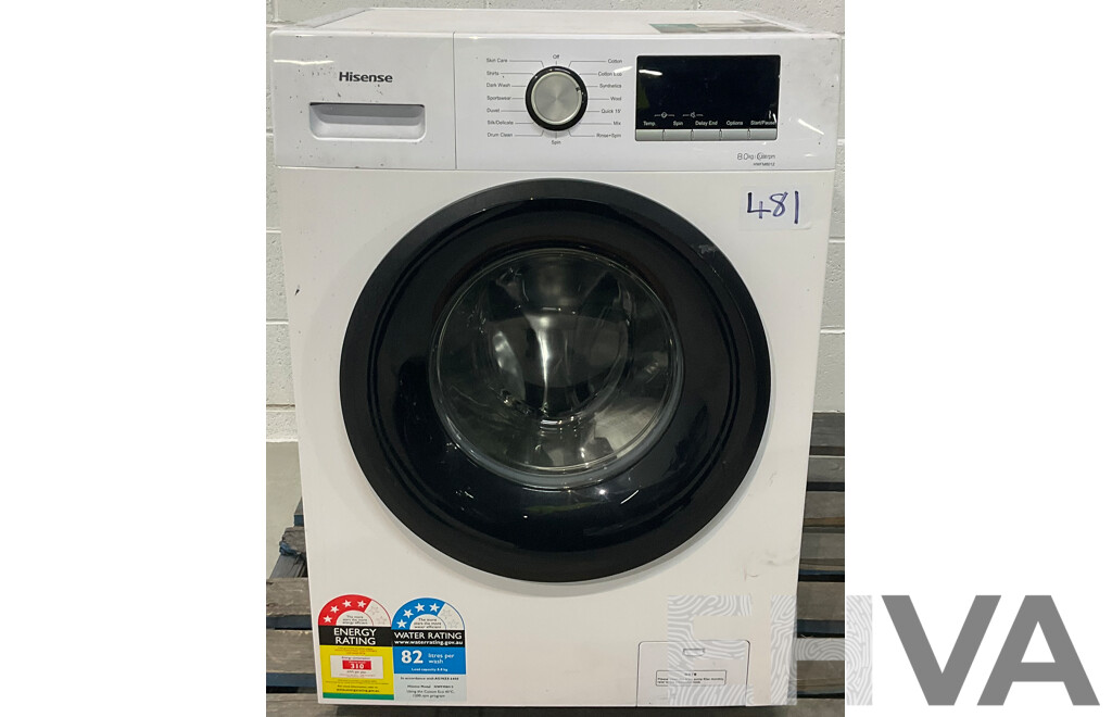 HISENSE HWFM8012 8KG Washing Machine