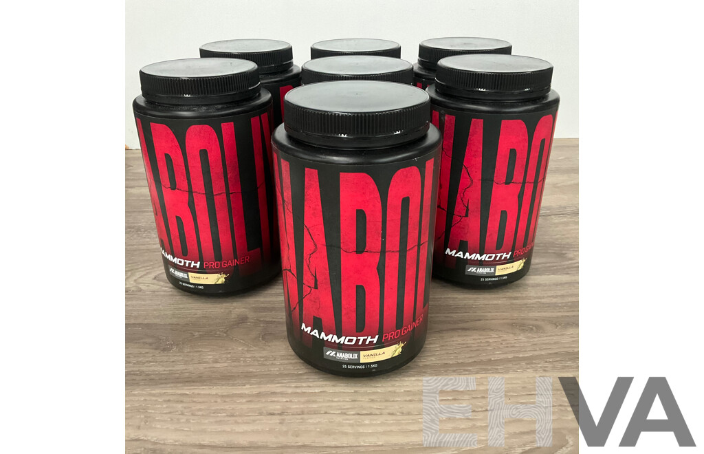 MAMMOTH Pro Gainer by Anabolix Nutrition - Lot of 7