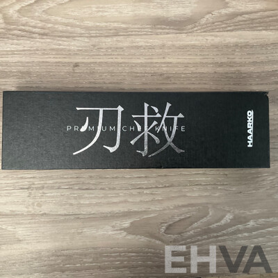 HAARKO Premium Chef Knife & Leather Case - Lot of 8
