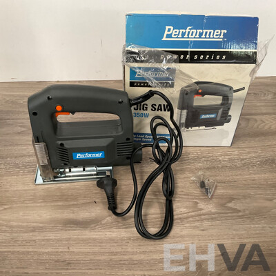 AUSTOOL Angle Grinder with Carry Case & PERFORMER Jig Saw - Lot of 2