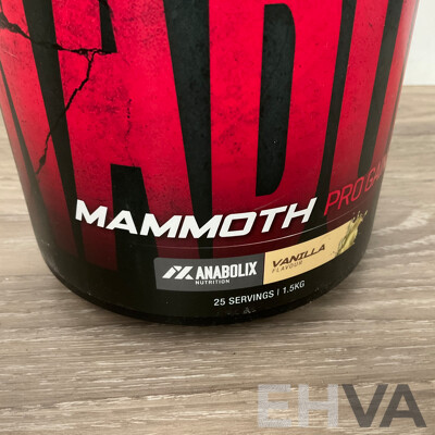 MAMMOTH Pro Gainer by Anabolix Nutrition - Lot of 7