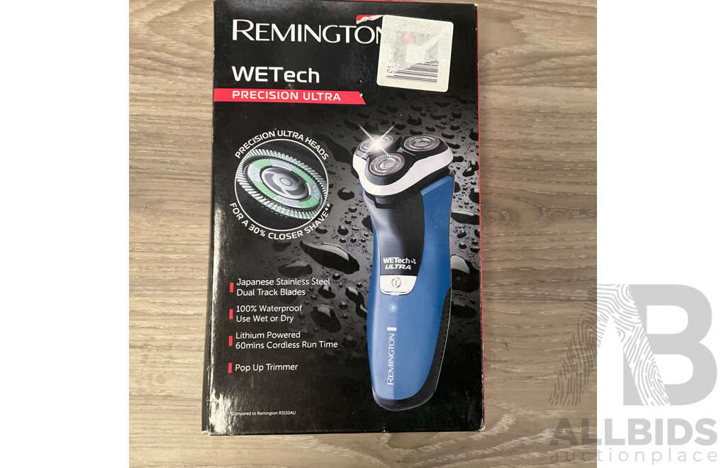 REMINGTON X System & Wetech Shaver - Lot of 3