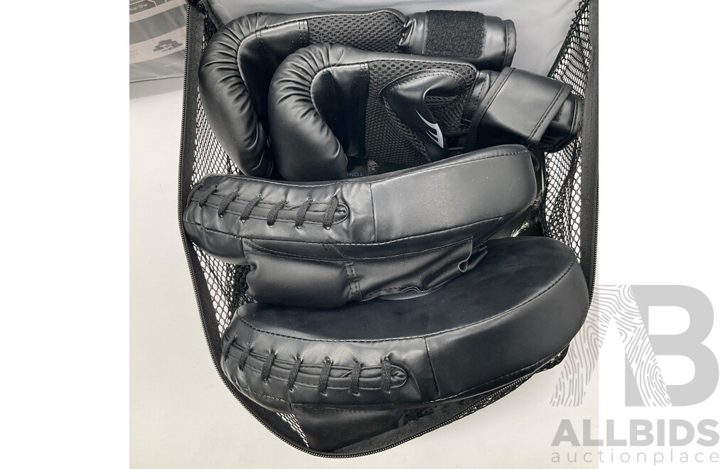 EVERLAST Pro Style Power Training Glove, Tempo Glove & Mitt Combo, Glove Liners, Hand Wraps & Jump Rope - ORP $216.99