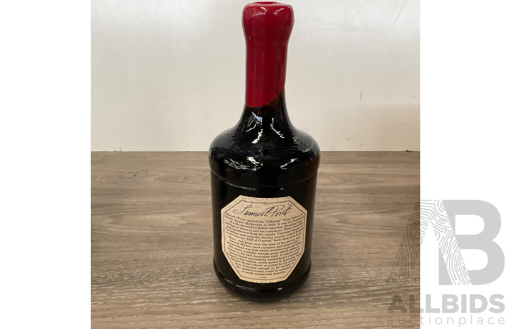 McWILLIAMS Centenary Vintage Port 1977 750ml & SAMUEL PORT  Wine 750ml - Lot of 2