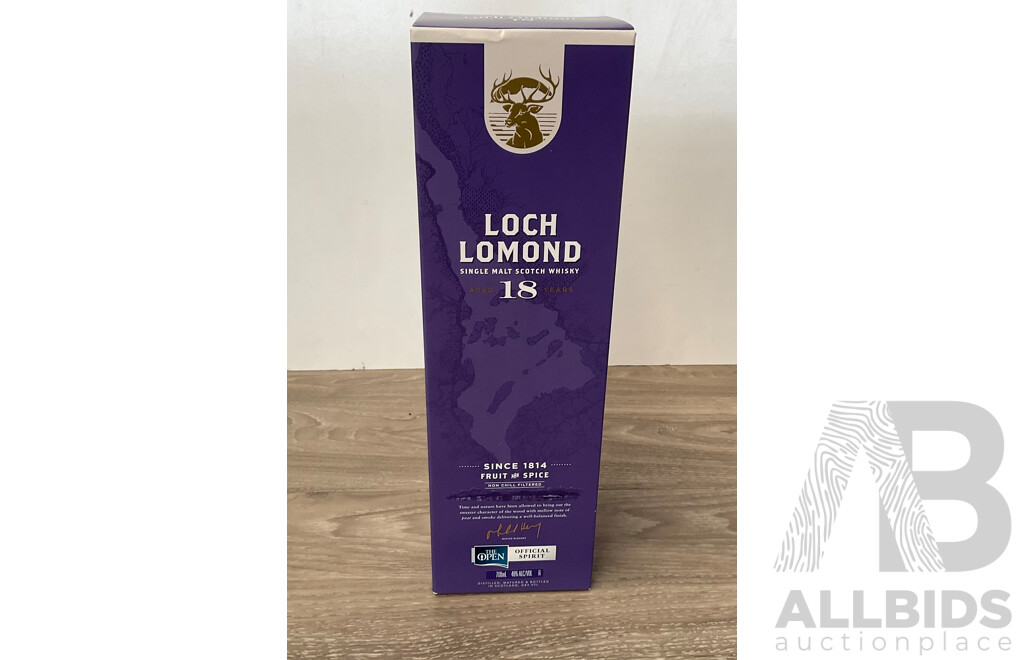 LOCHLOMOND 18YO Single Malt Scotch Whisky 700ml