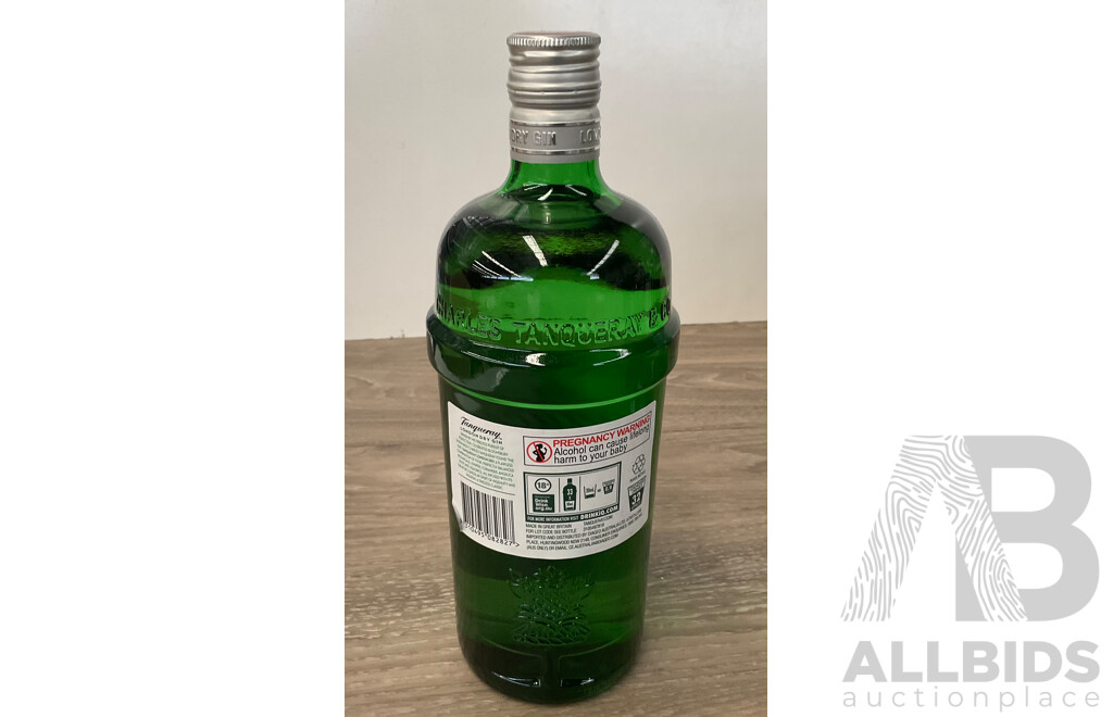 ABSOLUT Vodka 700ml & TANQUERAY London Dry Gin 1L - Lot of 2