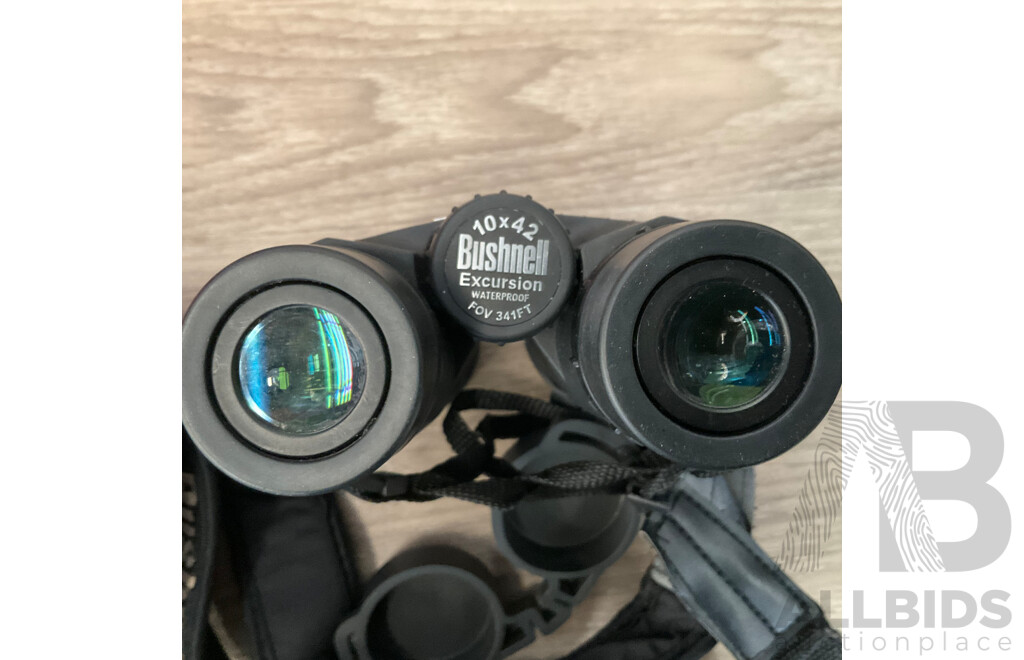 BUSHNELL 10x42 Excursion Binoculars with Case