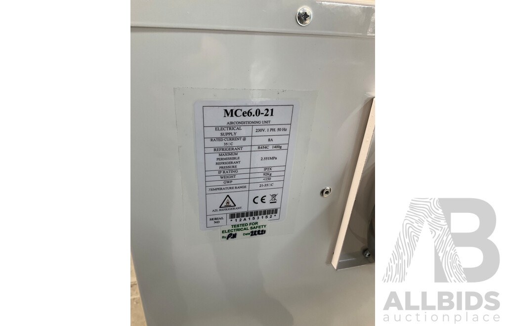MCe6.0-21 Air Conditioning Unit - ORP $5,999.00