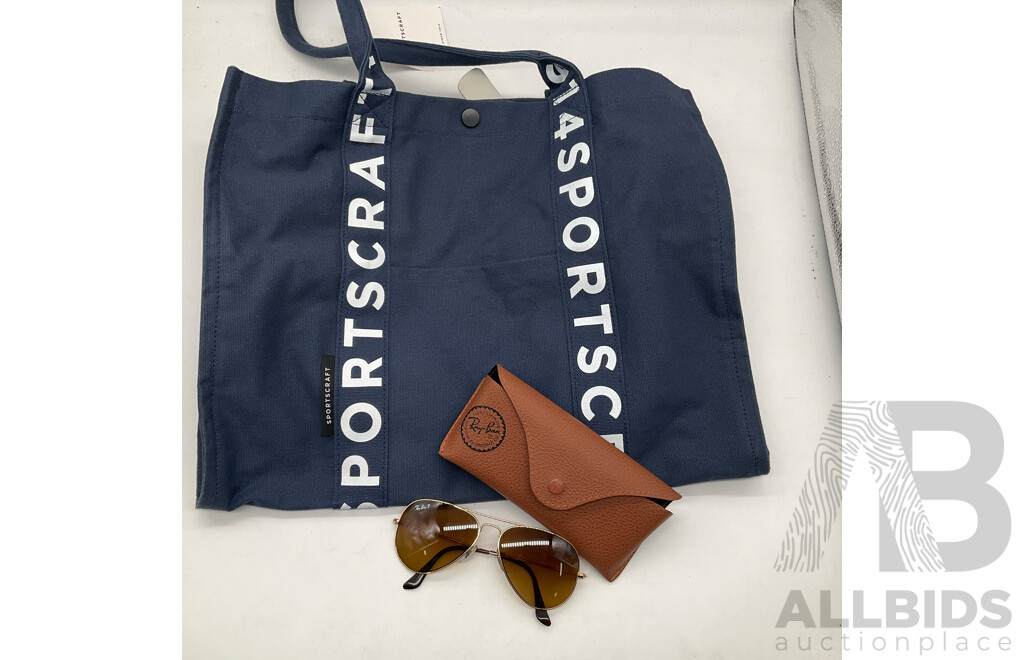 Branded Sports Craft Bag and Prescription Ray Ban Sunglasses