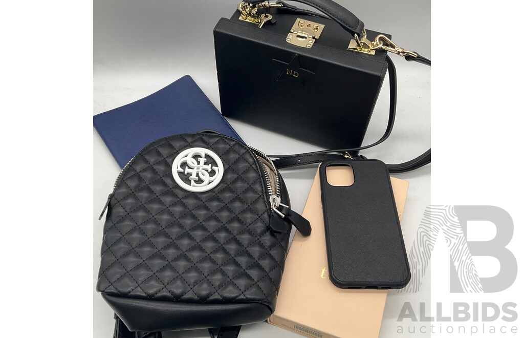 Branded Ladies TDE and Guess Bags and Phone Case