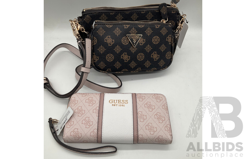 Branded Ladies Guess Bag and Wallet