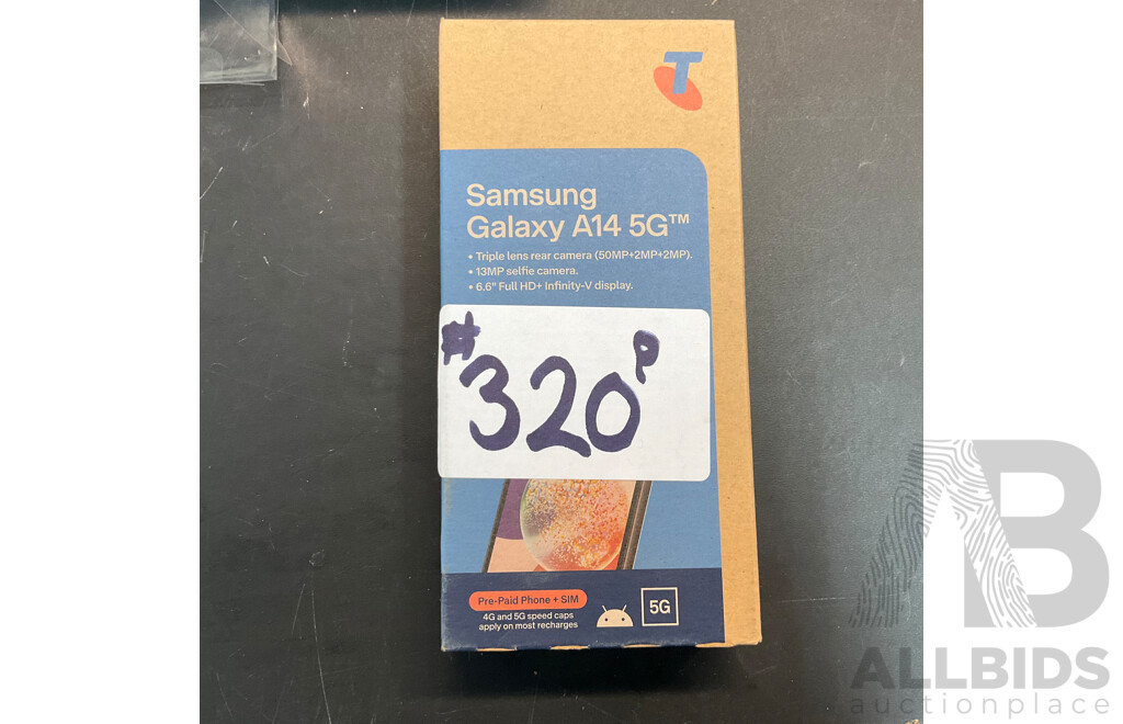 Telstra Locked Samsung Galaxy A14 5G - Black