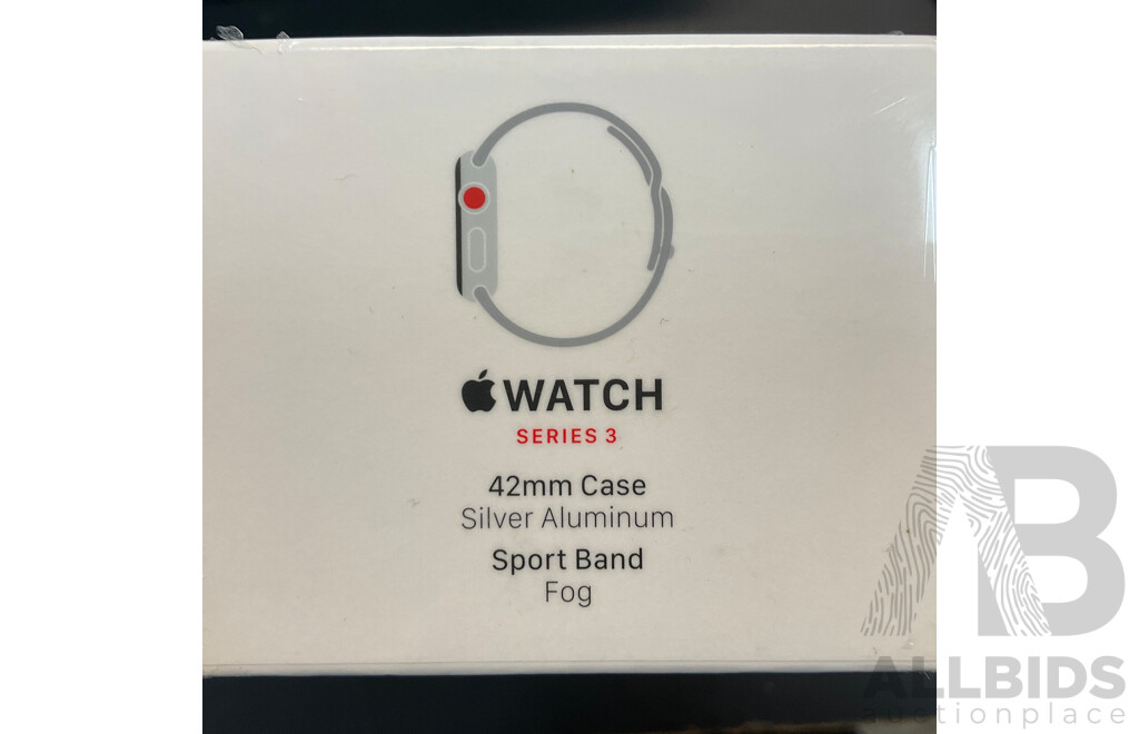 APPLE Watch Series 3 42mm Silver AI Fog Sport ( GPS+Celluar)